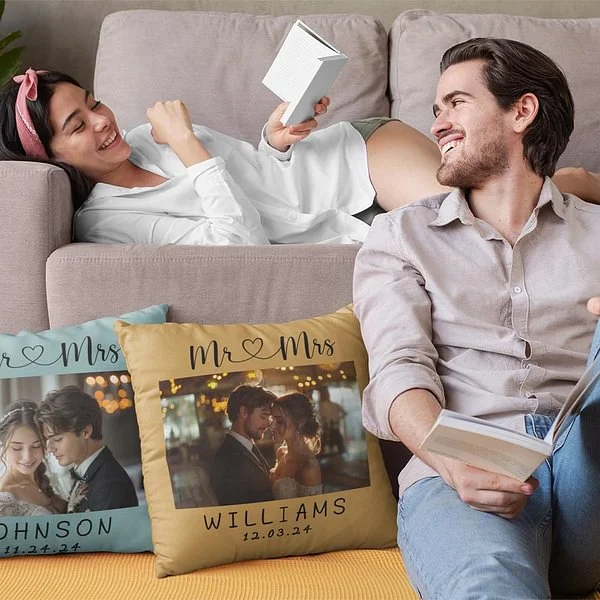 Kissenbezug zum Hochzeitstag