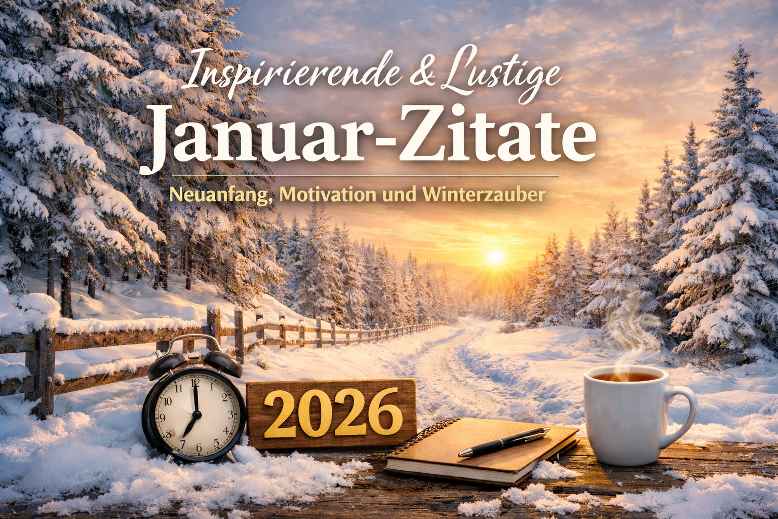 60 Januar-Zitate für einen inspirierten Neuanfang
